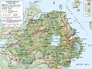 Mapa de irlanda del norte - Un mapa de irlanda del norte (el Norte de ...