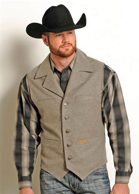Powder River Men S Montana Wool Vest Mens Western Wear Men Vest Outfits Mens Outfits