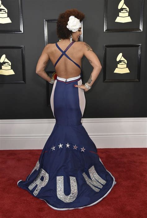Joy Villa Wears A ‘make America Great Again Dress To Grammys The