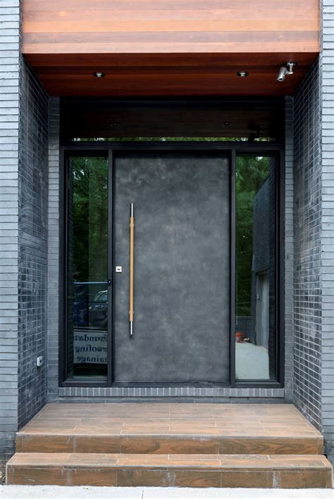 custom modern pivot door installation in atlanta scardino doors modern entrance door modern