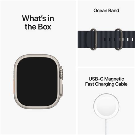 Apple Watch Ultra 49mm Gpscel Titanium Midnight Ocean Band