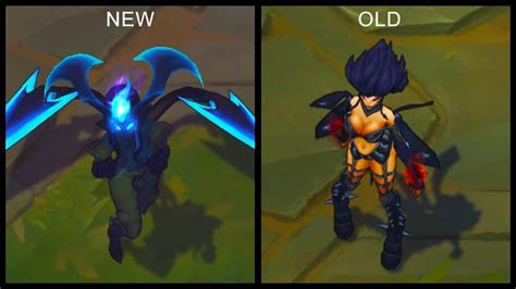 All Evelynn Skins New And Old Texture Comparison Rework 2017 Final