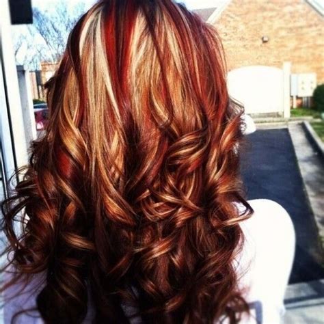 Red is a color that represents the passion and romance. 60 Brilliant Brown Hair with Red Highlights