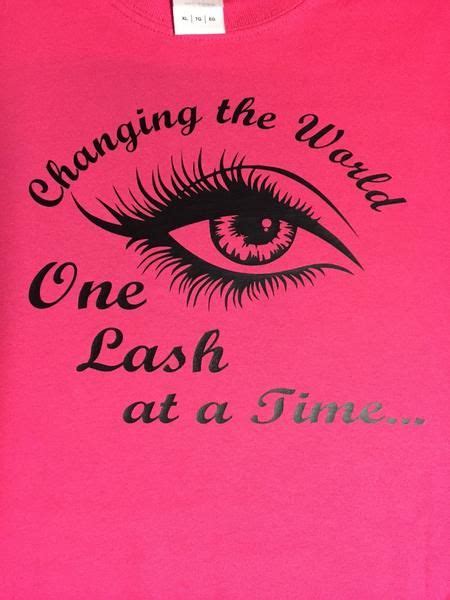 One Lash At A Time Younique T Shirt Brand It Creations Eyelash