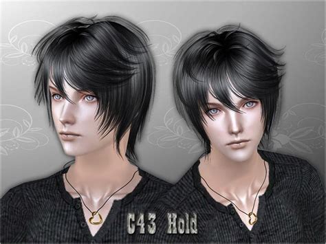 Cazys Hold Hairstyle Black Sims Hair Mens Hairstyles Hairstyle