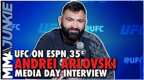 Andrei Arlovskis Goal Is To Be Champion Not Tie Wins Record Ufc On Espn 35 Youtube