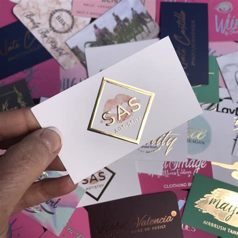 Premium cards printed on a variety of high quality paper types. Eyelash Business Cards