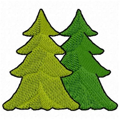 Pine Trees Machine Embroidery Designs Embroidery Designs Embroidery