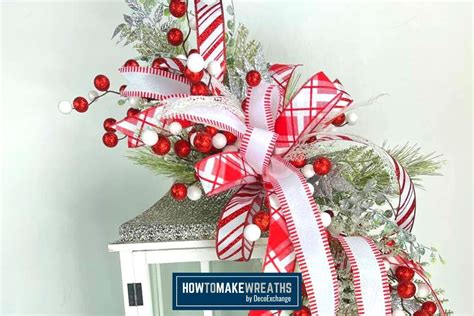 Diy Christmas Lantern Swag How To Make Wreaths Wreath Making For