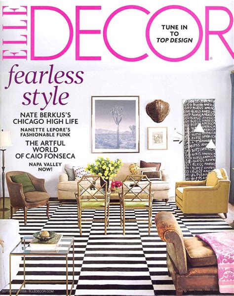 Check Out The Spread In Elle Decor