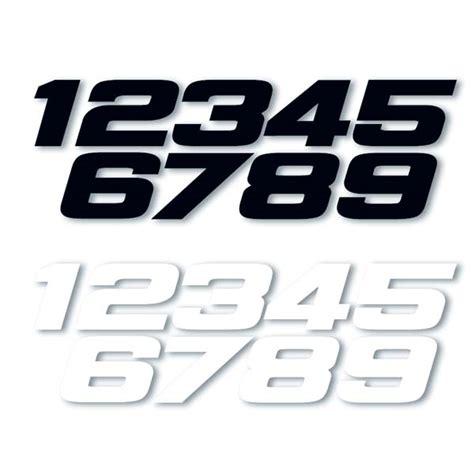 Nascar Racing Number Fonts 042022