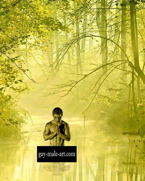 Forest Druid Prayers Gay Art Male Art Nude Photo Print By Michael