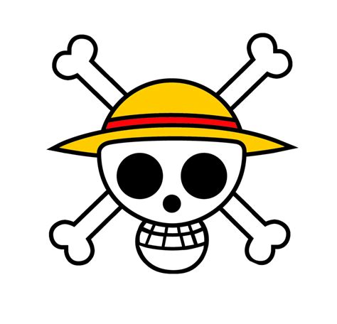 Straw Clipart Hey One Piece Jolly Roger Free Transparent Png Images