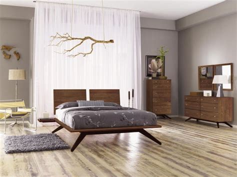 The modern bedroom furniture collection by t.y. Furniture makers show 'made in the USA' pride