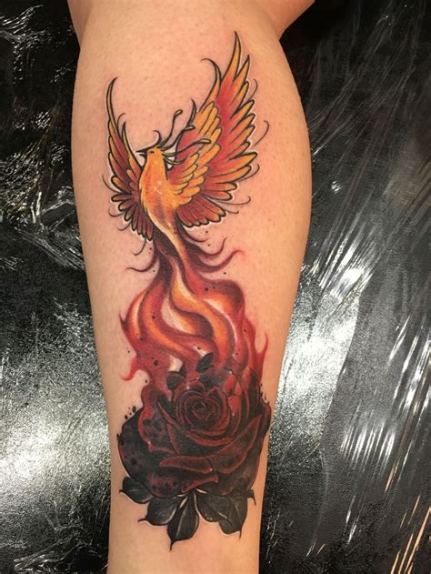 Phoenix Rising From Ashes Tattoo Printable Kids Entertainment