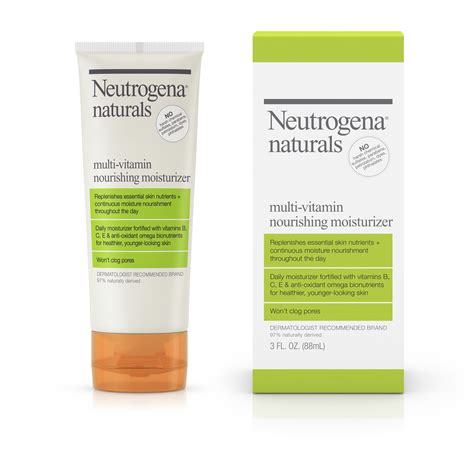 Neutrogena Naturals Multi Vitamin Daily Face Moisturizer 3 Fl Oz