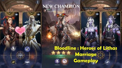 Bloodline Heroes Of Lithas Marriage Gameplay Youtube