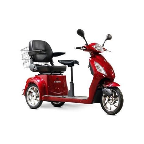 Ewheels Ew 66 2 Passenger Mobility Scooter Red
