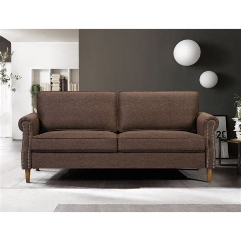 Urhomepro Mid Century Sectional Sofa Couch Upholstered Couch With