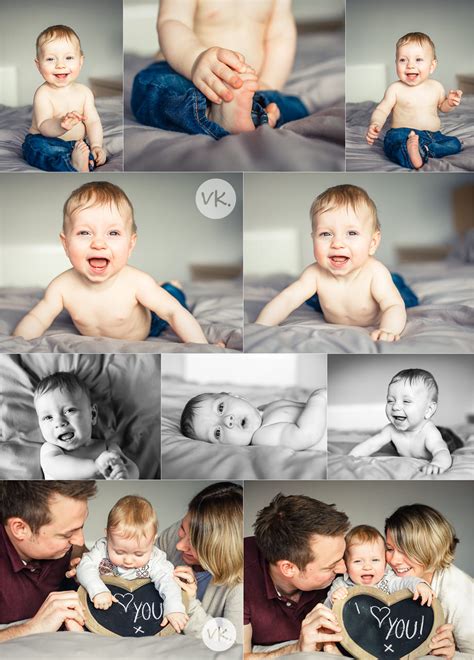 They're all super easy to do and have fun with them! A baby photo shoot at home - Vicki Knights Photography