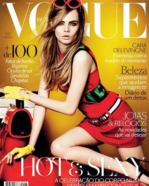 Cara Delevingne British Model Vogue Cover Vogue Covers Vogue