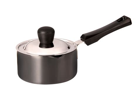 Hard Anodised Sauce Pan With Lid 01 Ltrs Pritam International A