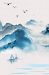 水墨山水畫中國風山峰背景圖桌布 | Landscape paintings, Mountain paintings, Chinese ...