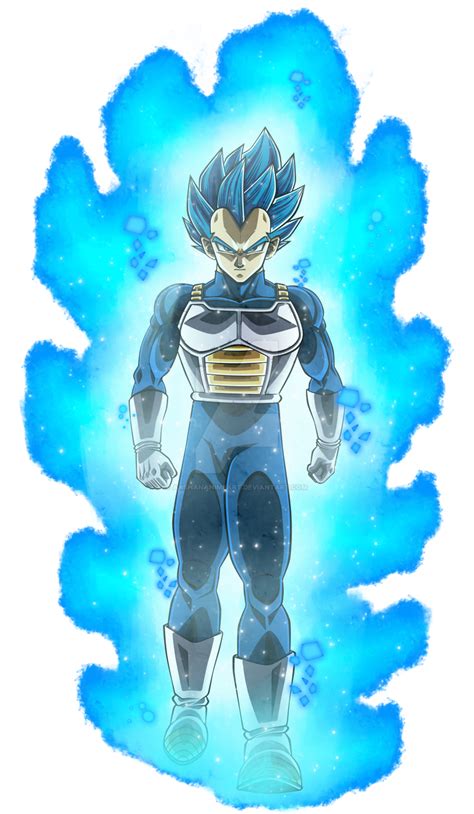 Vegeta Ultra Instinct Blue By Aashananimeart On Deviantart Super