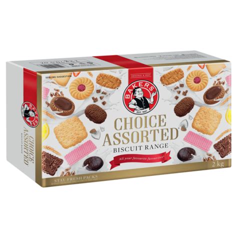 Bakers Choice Assorted Range Biscuits 2kg | Biscuit Selections ...