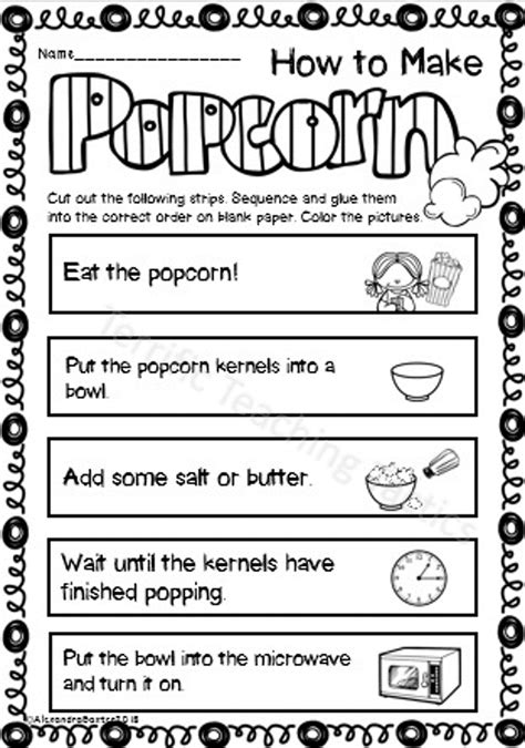 Procedure Writing Worksheets Kindergarten Primary School Maths Worksheets