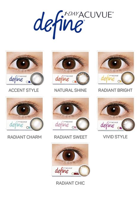 Day Acuvue Define Pack Radiant Series Contacts Cow Your