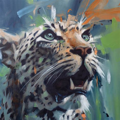 frank pretorius leopard canvas print the art group