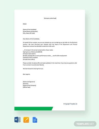 34 Business Negotiation Letter Sample Contoh Surat
