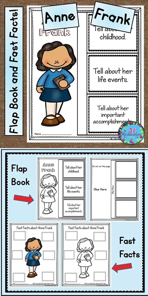 Anne Frank Writing With Images Interactive Writing Kids Writing