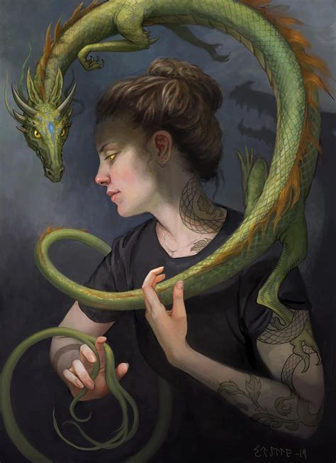 Dragon Woman By Stella Spente Rimaginarypets
