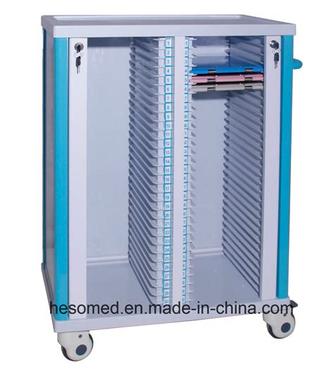 Hs Prt012 Abs Plastic Patient File Trolley Hospital Medical Chart