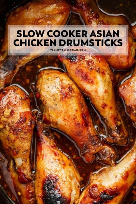 I dislike most convenience food the flavor is authentic and super easy with the instant pot®. Asian Chicken Drumsticks in the Slow Cooker | Recipe ...