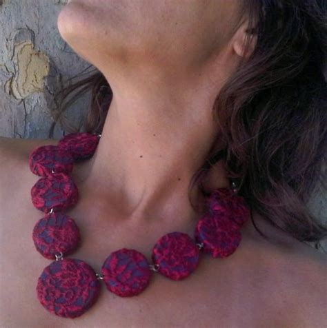 Necklace Made From Plastic Bottles Accessories Fabric Jewelry Plastics