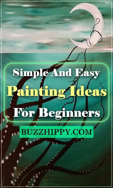 40 Simple And Easy Things To Paint For Beginners Buzz Hippy Easy