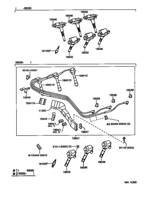 Fuse box diagram lexus is 300 xe10 2001. Lexus ES 300 Clamp, resistive cord, no. 1. California, ignition, engine - 1994120010 | Prestige ...