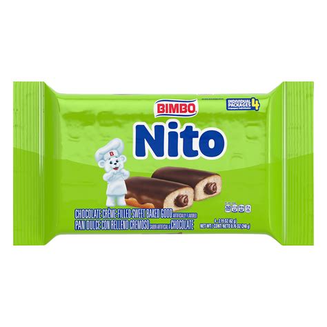 Bimbo Nito Chocolate Creme Filled Cakes 4 Pack 876 Oz — Gongs Market