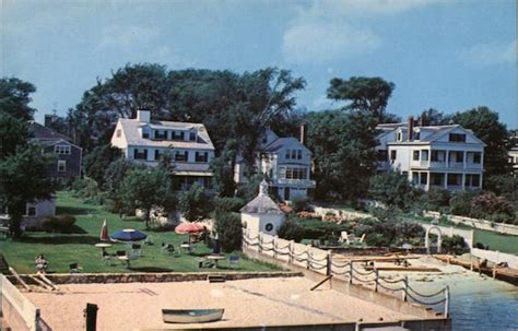 Edgartown Homes Marthas Vineyard Ma Postcard