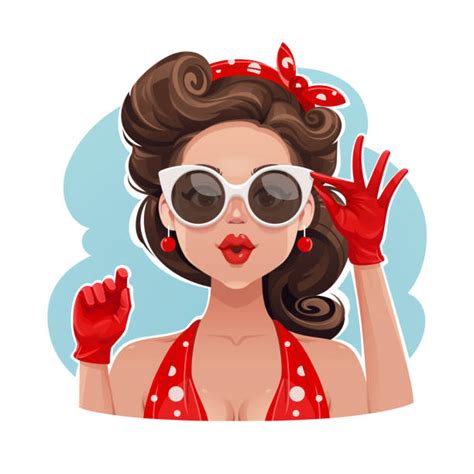 Pin Up Girl Illustrations Royalty Free Vector Graphics And Clip Art Istock