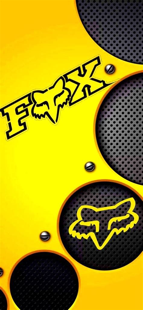 Yellow Fox Racing Wallpaper Logo De Fox Fondos De Pantalla De Ios 7