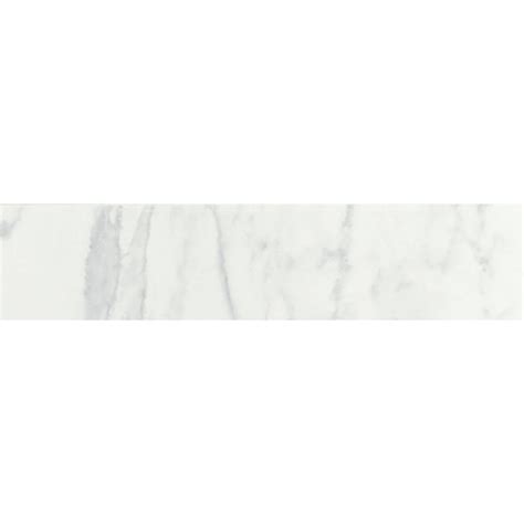 By adding bullnose tile trim, this project gets a sleek and sophisticated edging. Daltile Marissa Carrara 3 in. x 10 in. Ceramic Bullnose ...
