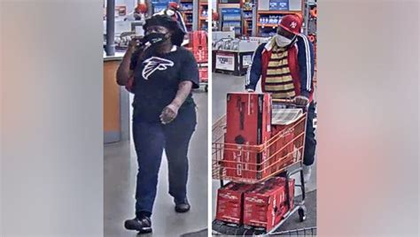 Police Man And Woman Shoplift Multiple Items From Mcdonough Home Depot