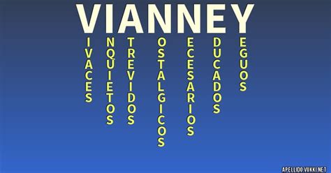 Significado Del Apellido Vianney Significados De Los Apellidos