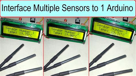 Interfacing Multiple Ds18b20 Temperature Sensors To Arduino