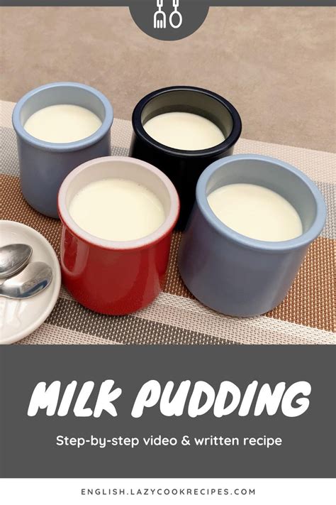 Milk Pudding Lazy Cooks Recipes In 2020 Recipes Easy To Make