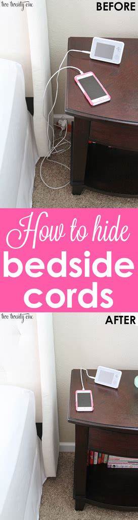 How To Hide Bedside Cords